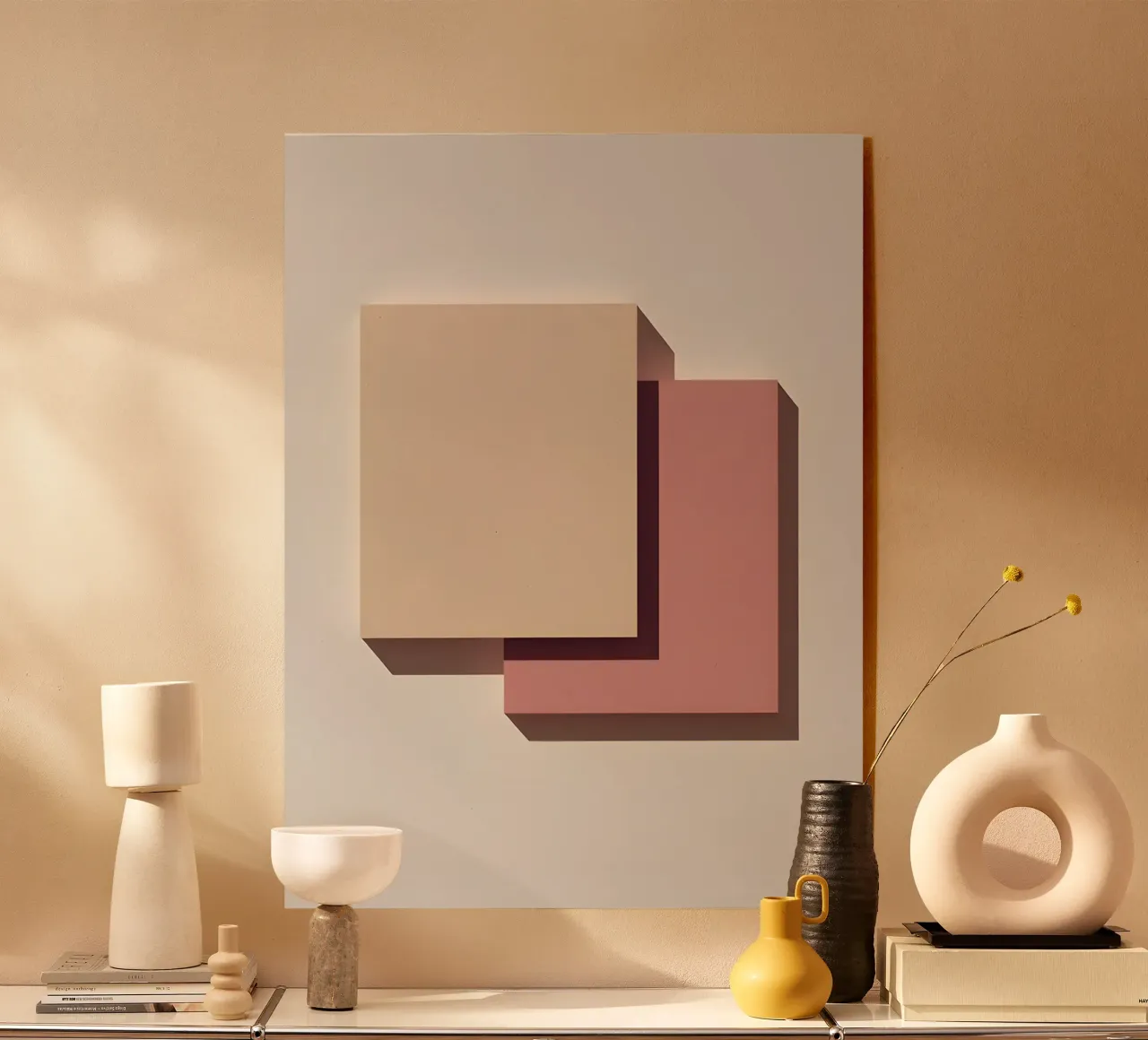 Rectangle Overlap acryl van Botanical Gallery