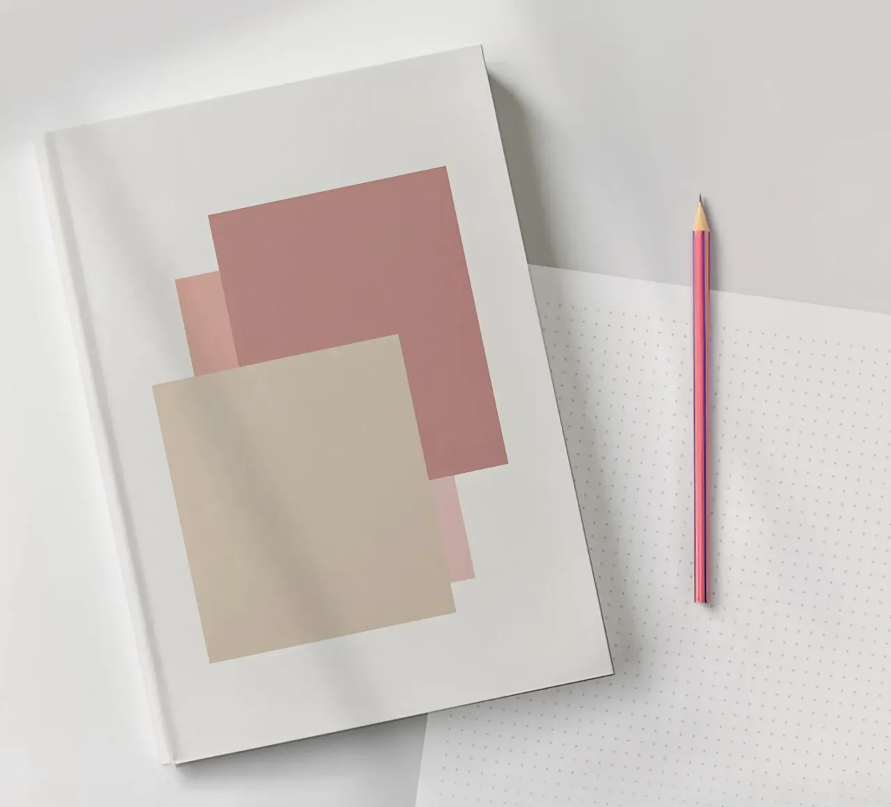Rectangle Overlap notebook by Botanical Gallery