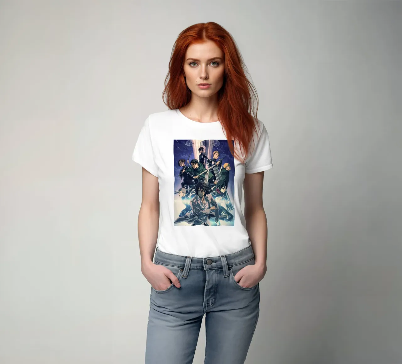Attack On Titan Anime Classicc t-shirt da mannys_artt