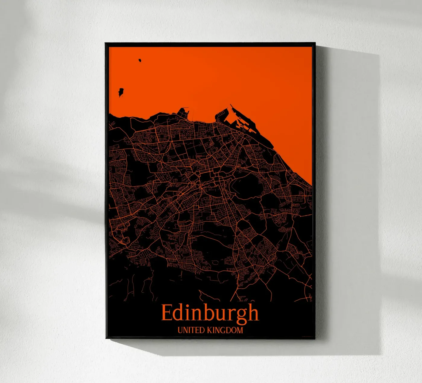 Edinburgh Acryl-Glas von MiMap