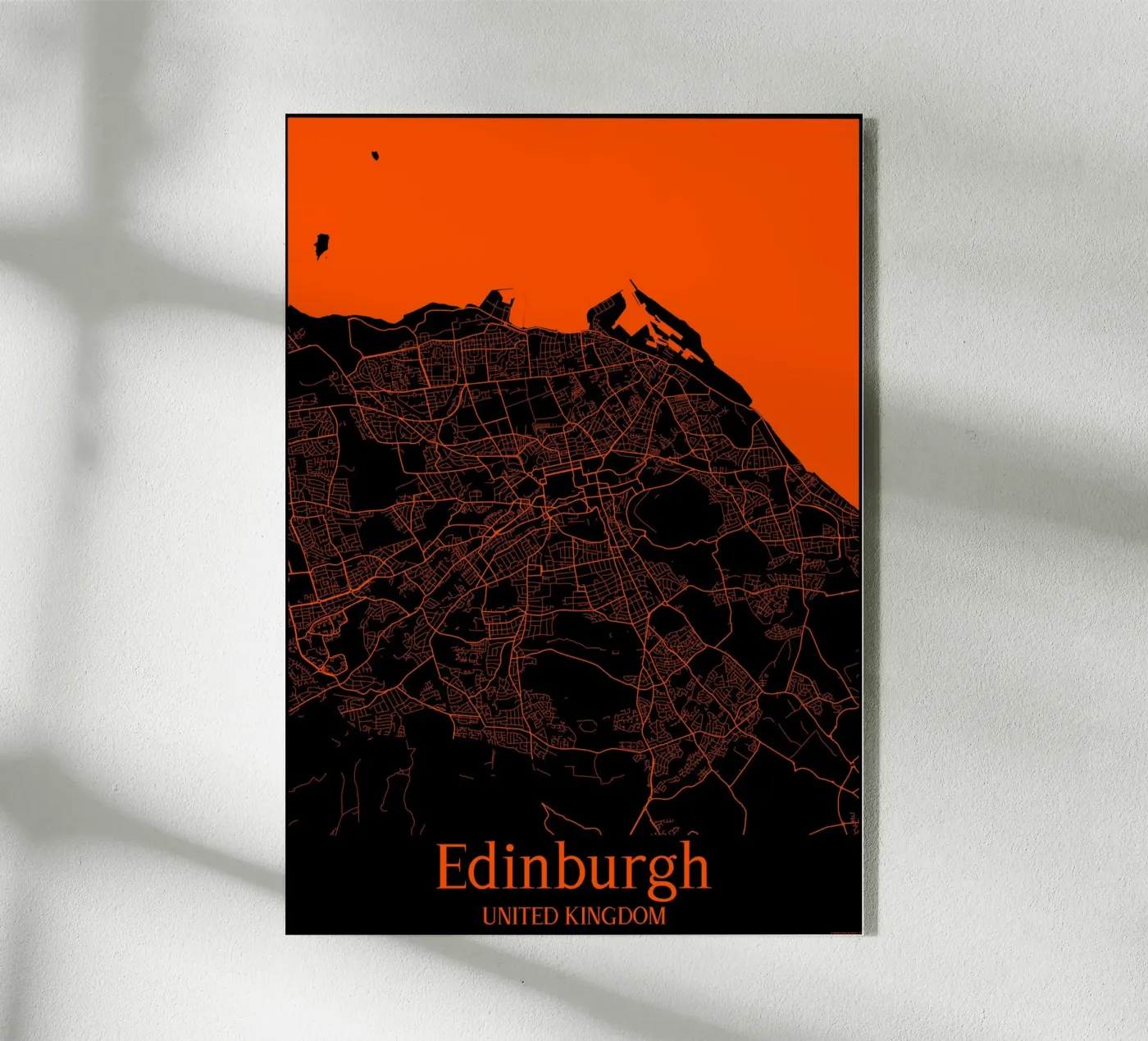 Edinburgh Acryl-Glas von MiMap