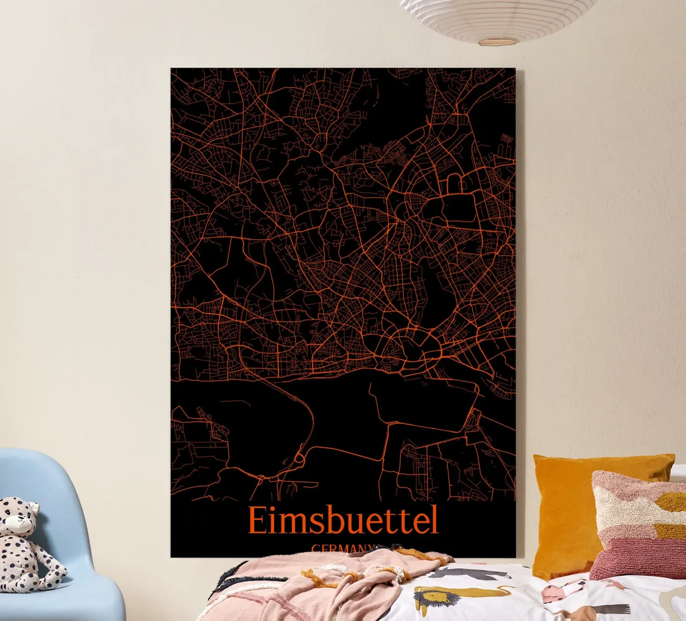 Eimsbuettel Acryl-Glas von MiMap