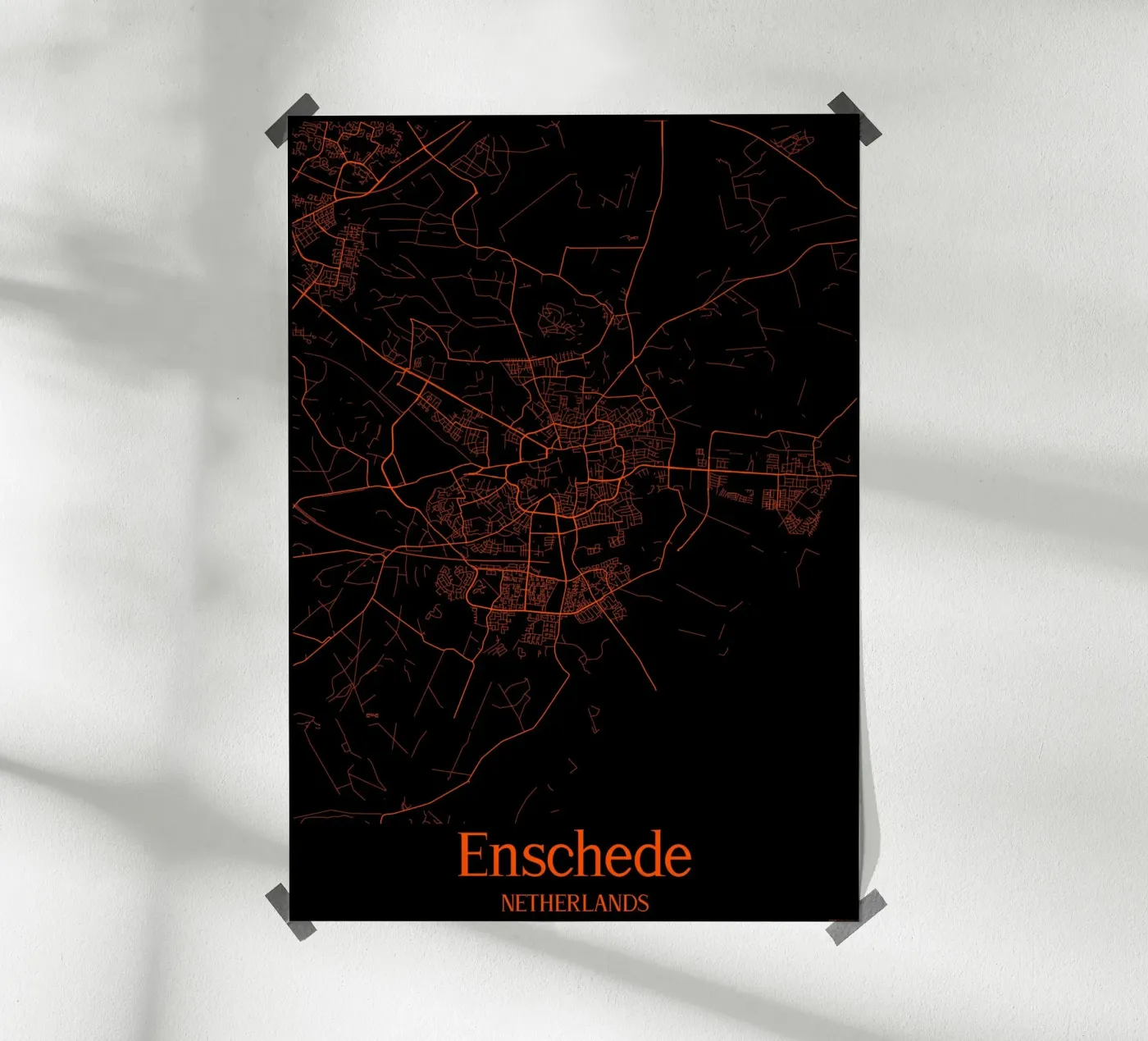 Enschede poster by MiMap