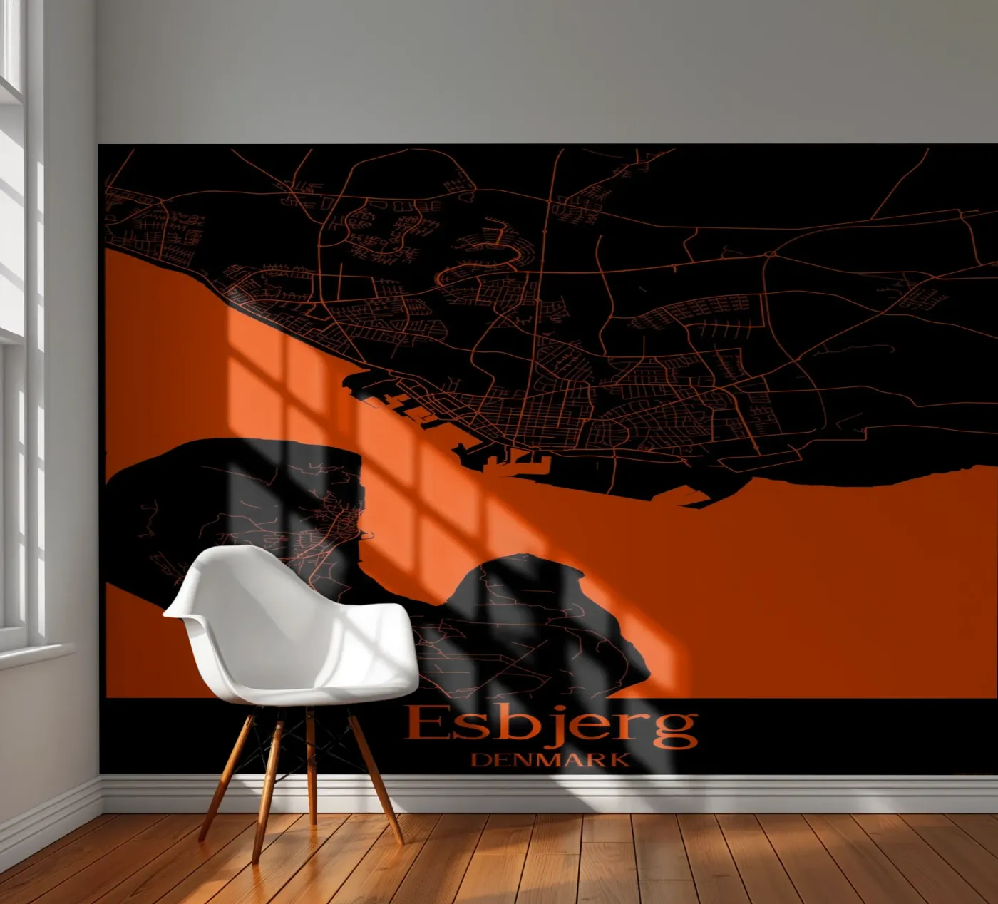 Esbjerg fotobehang van MiMap