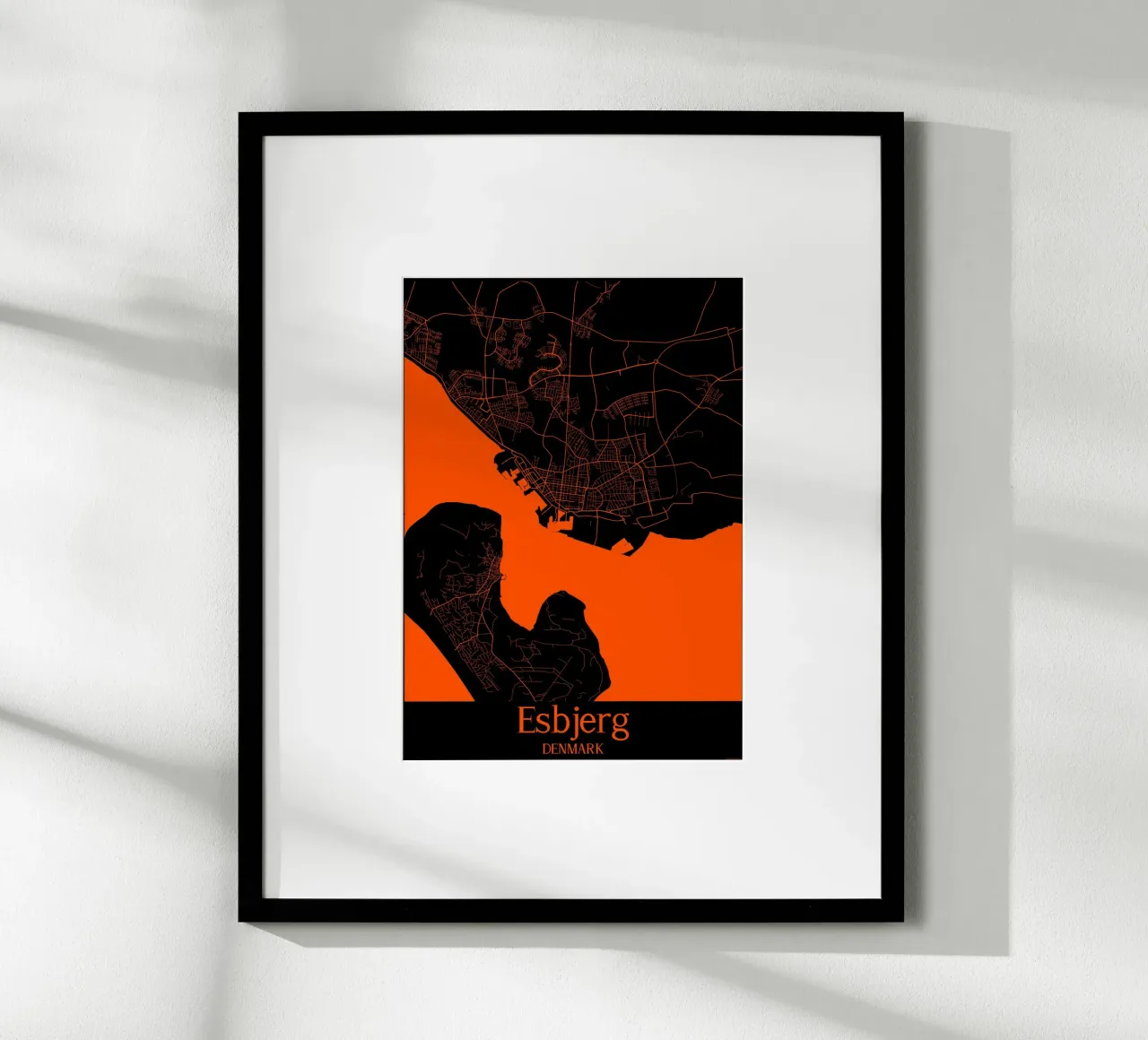 Esbjerg poster van MiMap