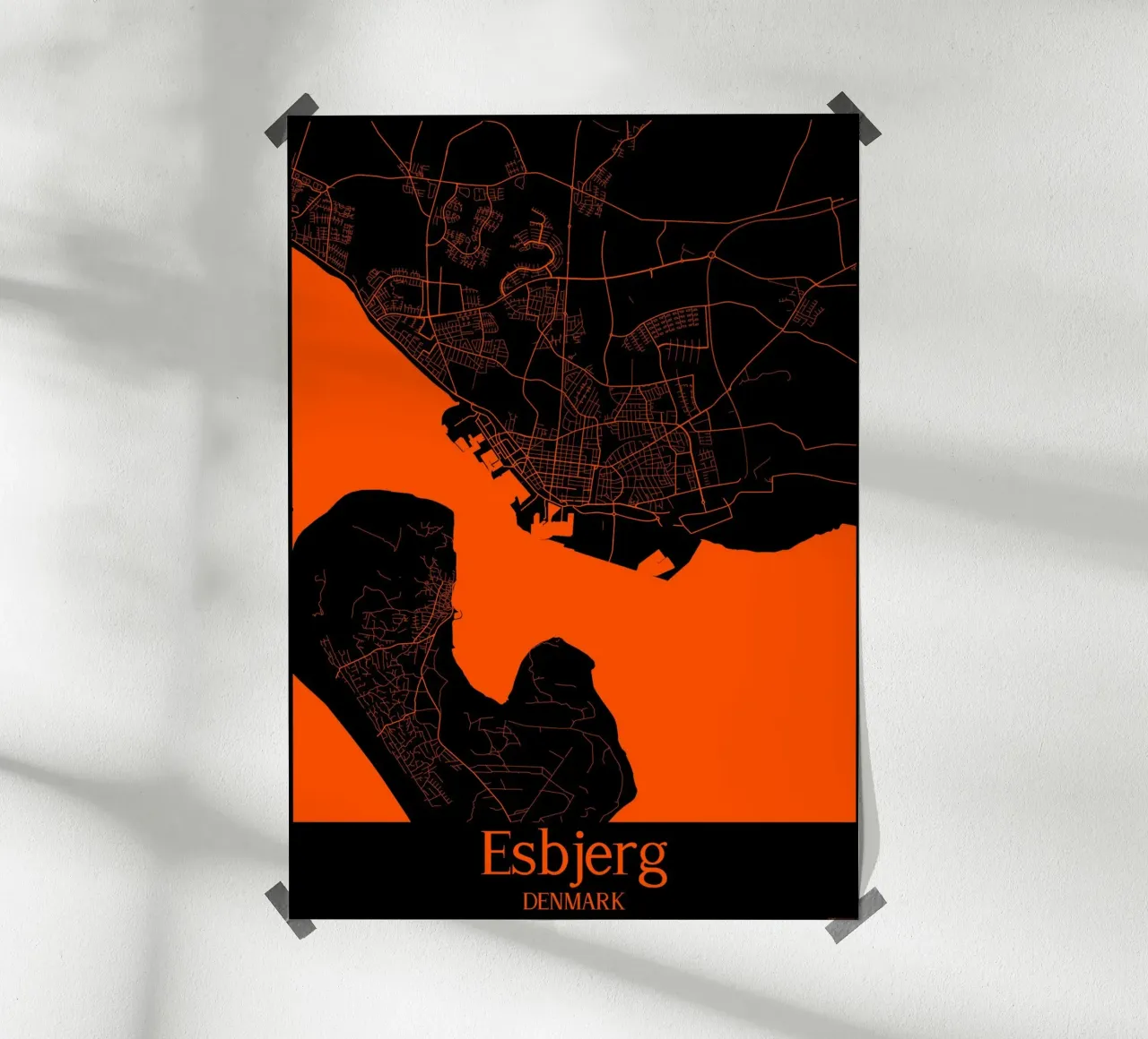 Esbjerg poster van MiMap