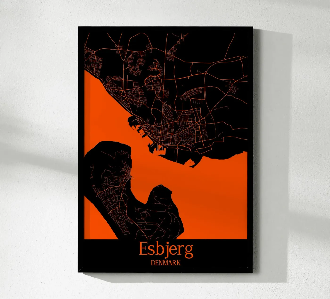Esbjerg poster by MiMap