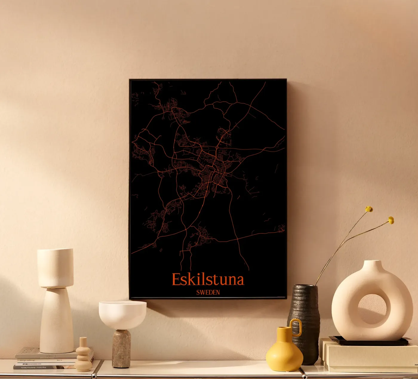 Eskilstuna acrylic glass by MiMap