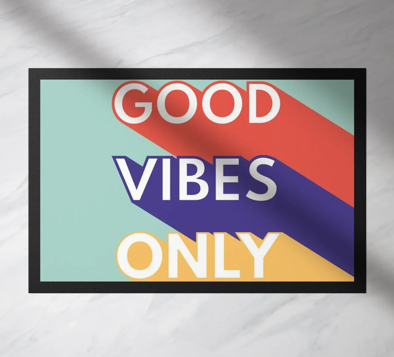 GOOD VIBES ONLY - Retro Pop zerbino da Typo Designs