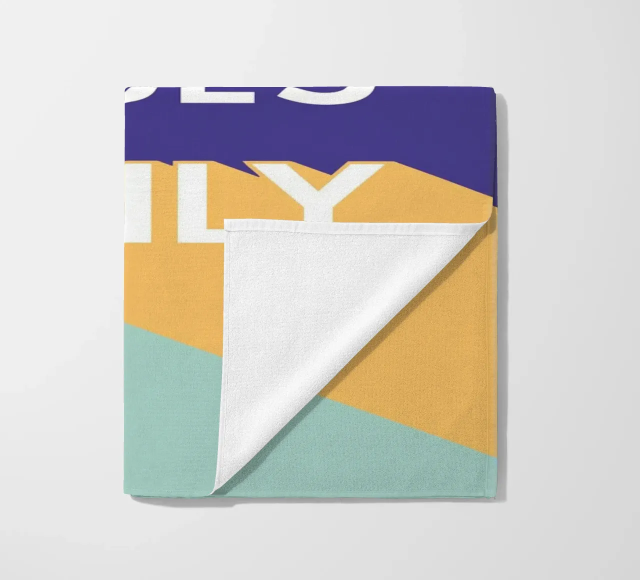 GOOD VIBES ONLY - Retro Pop telo mare da Typo Designs