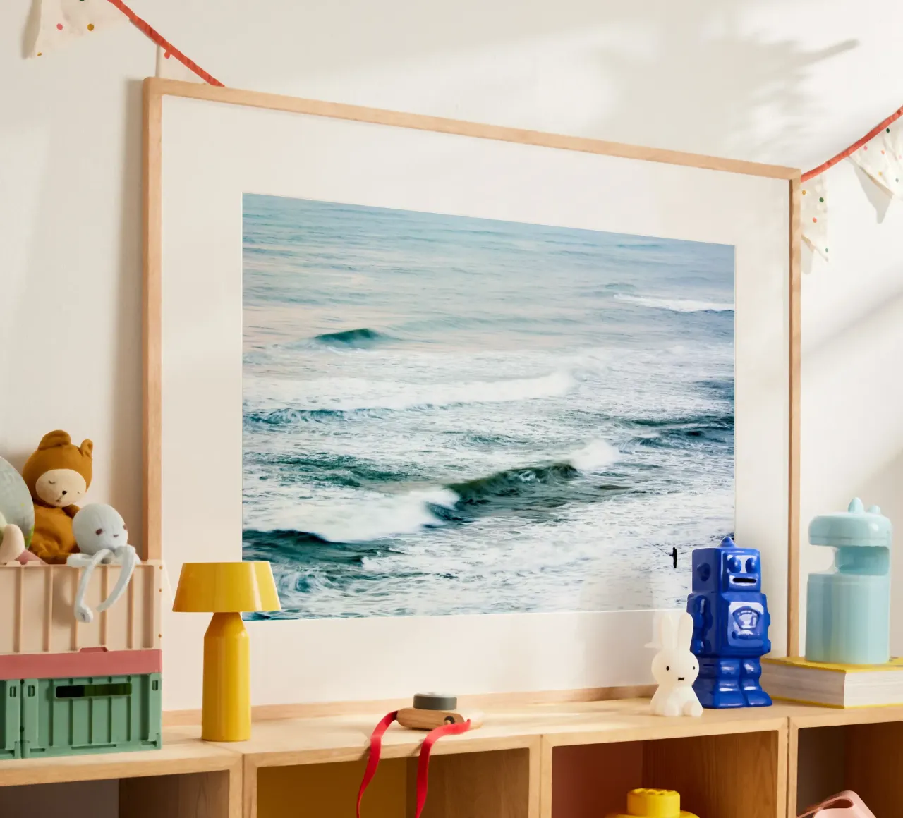 Il pescatore che poster con telaio in plastica da Tal Paz-Fridman
