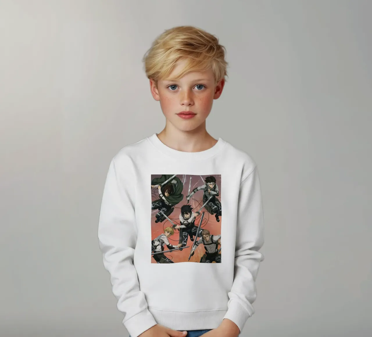 Armin Arlert e gli amici di Attack Titan Essential felpa bambino da mannys_artt