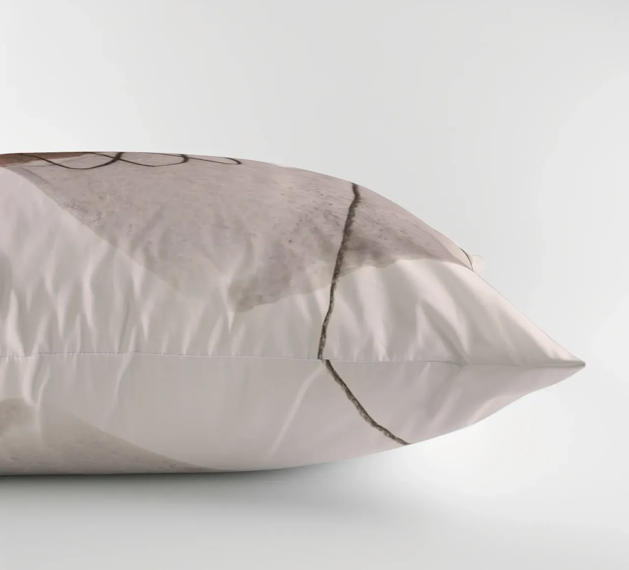 line and shape abstract 3 cuscino da IRIS LEHNHARDT FINE ART