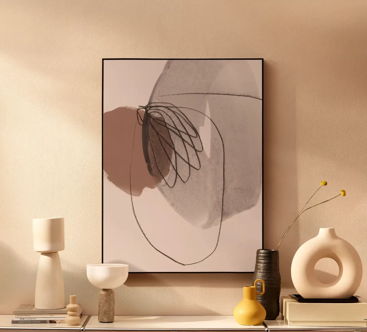 line and shape abstract 3 alluminio dibond da IRIS LEHNHARDT FINE ART