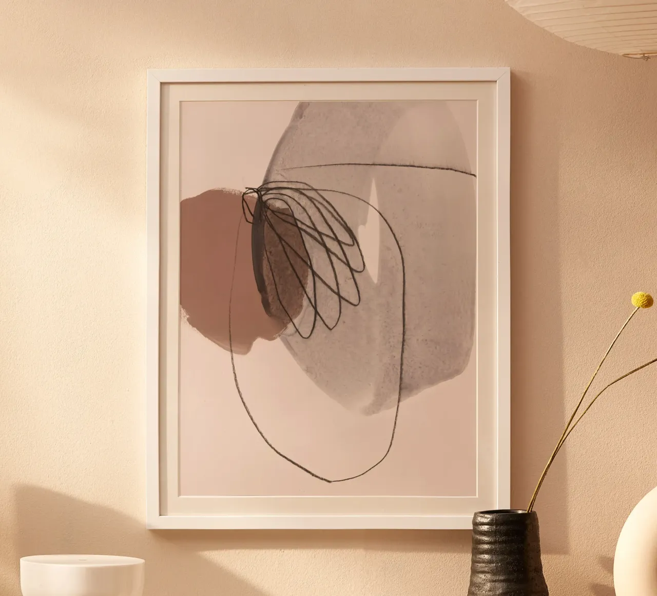 line and shape abstract 3 Poster von IRIS LEHNHARDT FINE ART