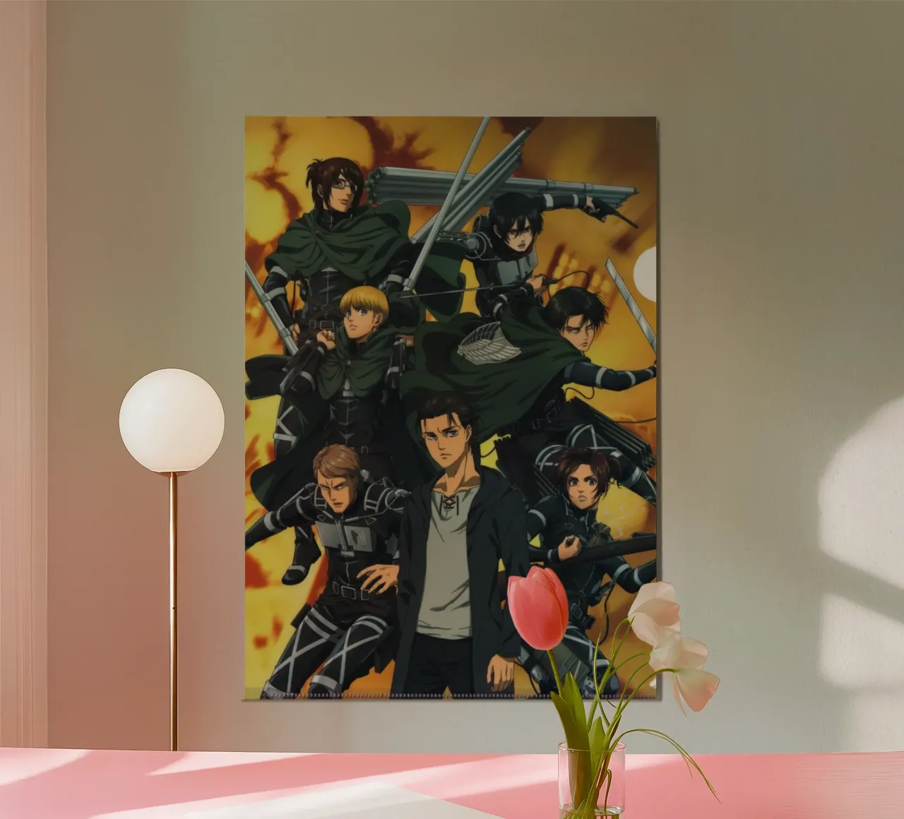 Levi Captain Cool AOT Essential poster con telaio in plastica da mannys_artt
