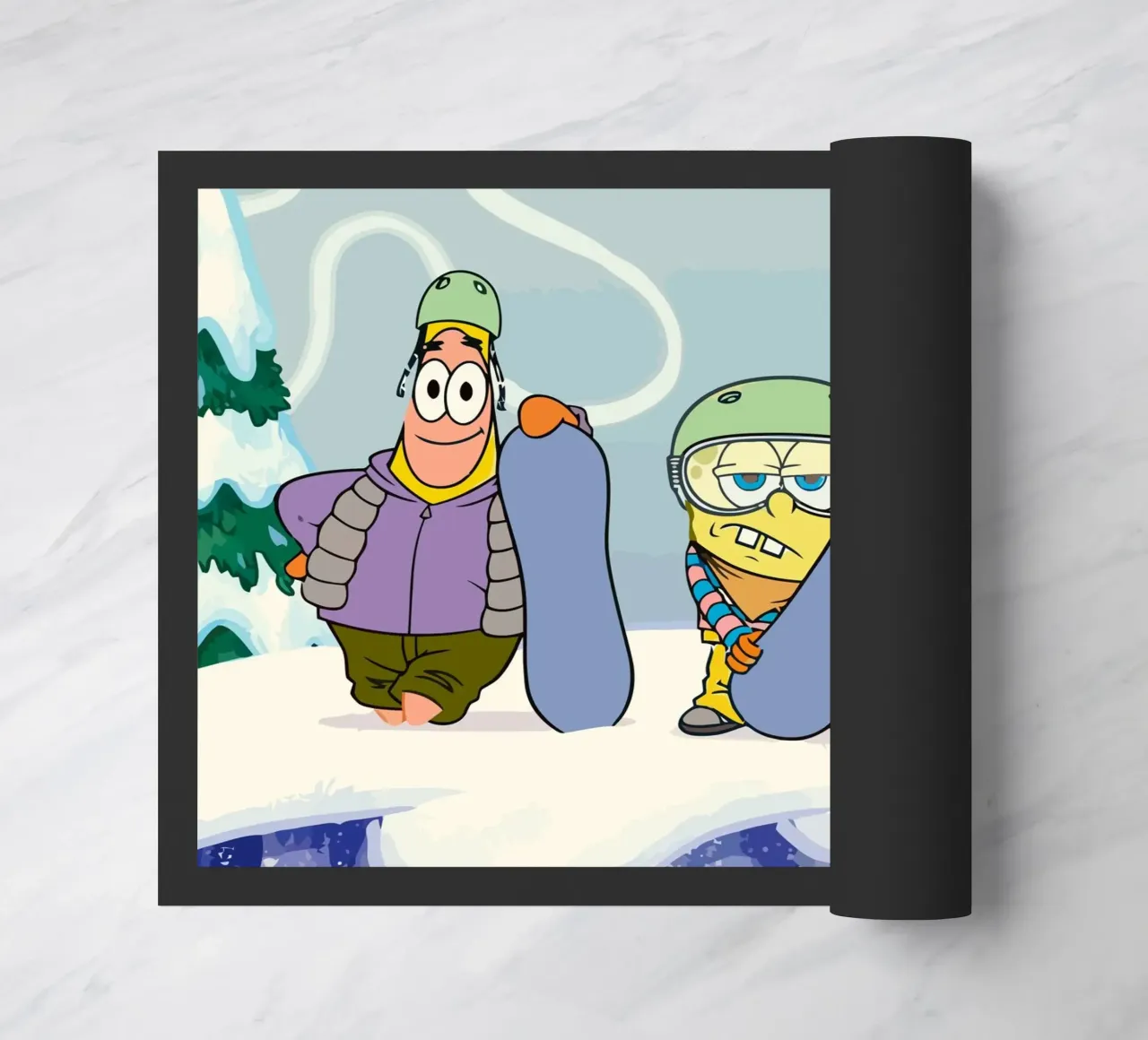 Spongebob and Patrick playing sky zerbino da Dumery Art