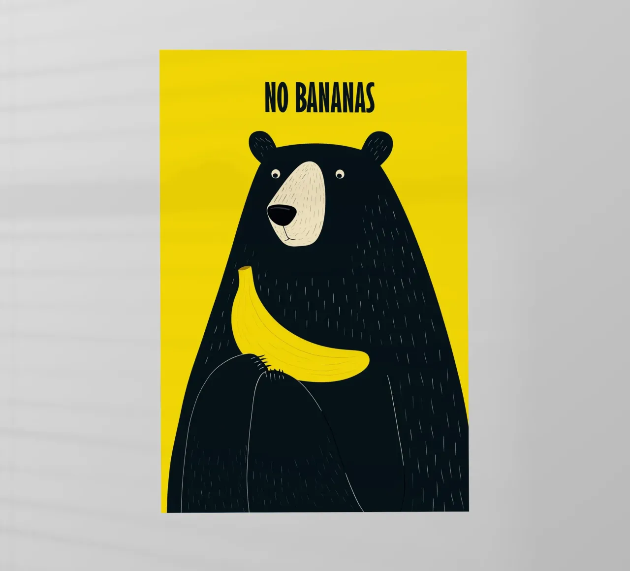 No Banane | Orso con banana pellicola backlit da Autofocus