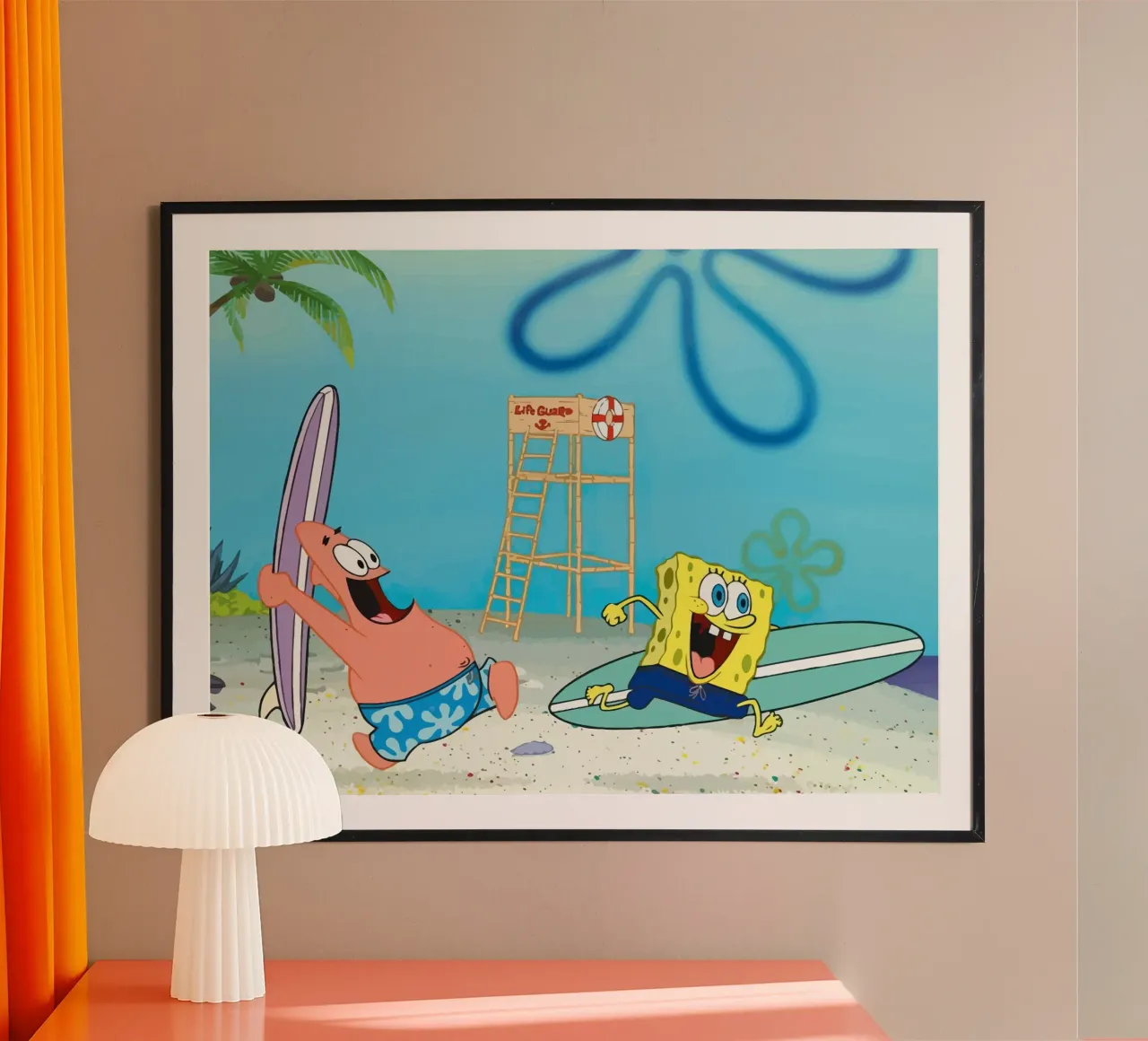 Spongebob and Patrick go surfing hahnemühle de Dumery Art