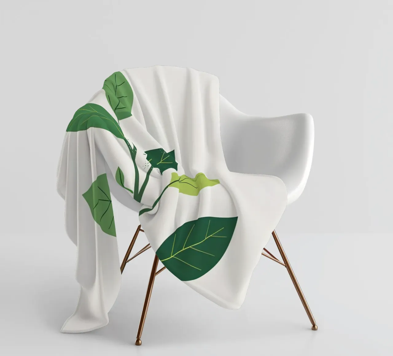 Einfacher Zweig Fleecedecke von Botanical Gallery