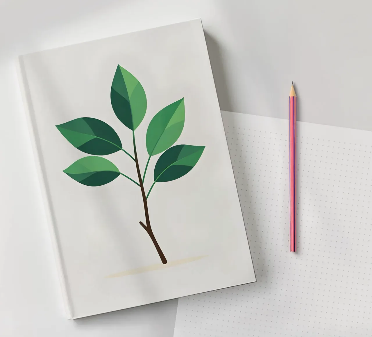 Simple branch notebook by Botanical Gallery