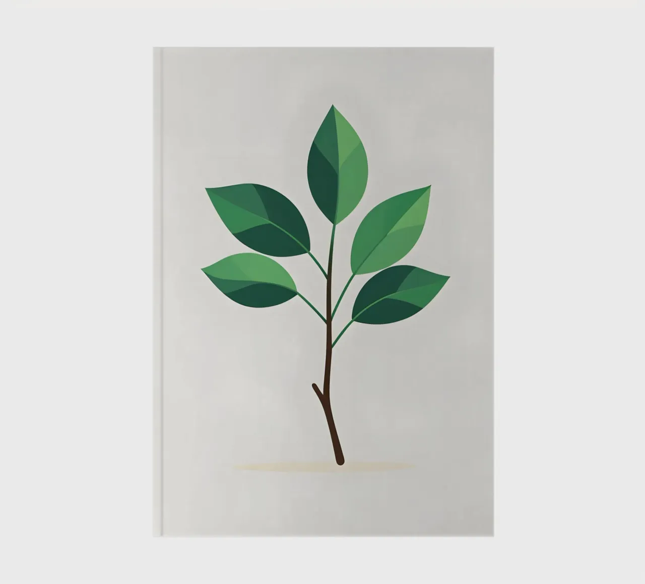 Simple branch notebook by Botanical Gallery