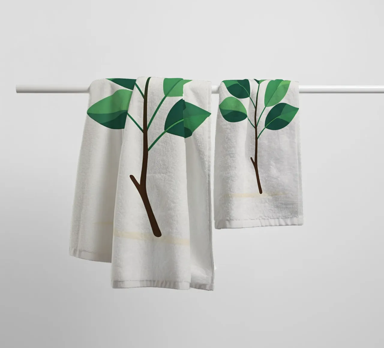 Ramo semplice asciugamano da bagno da Botanical Gallery
