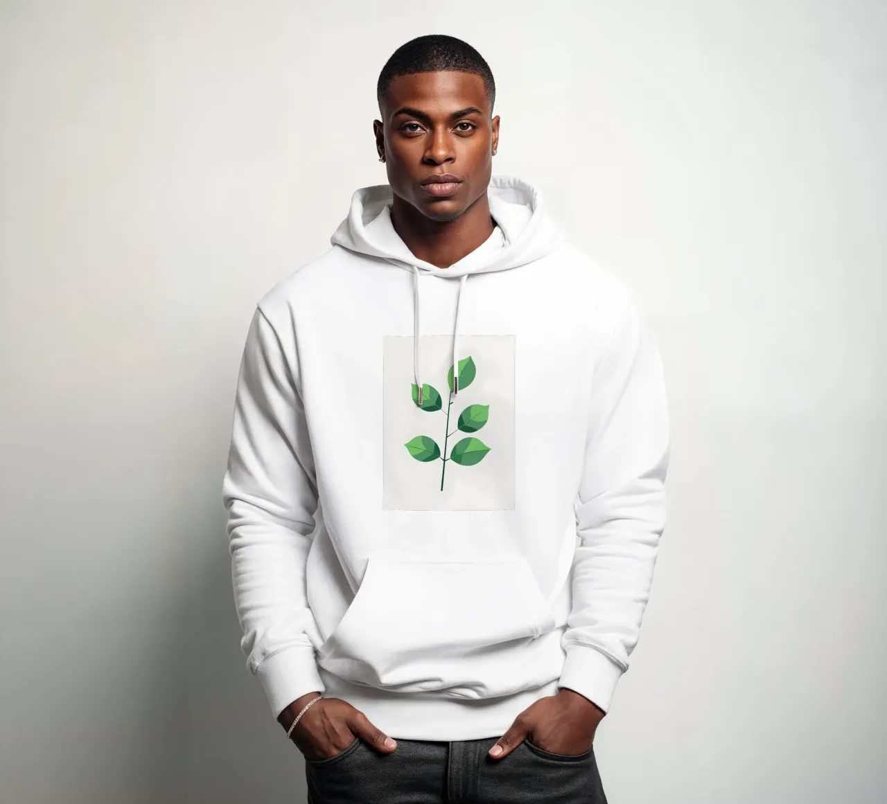 Ramo semplice felpa con cappuccio da Botanical Gallery