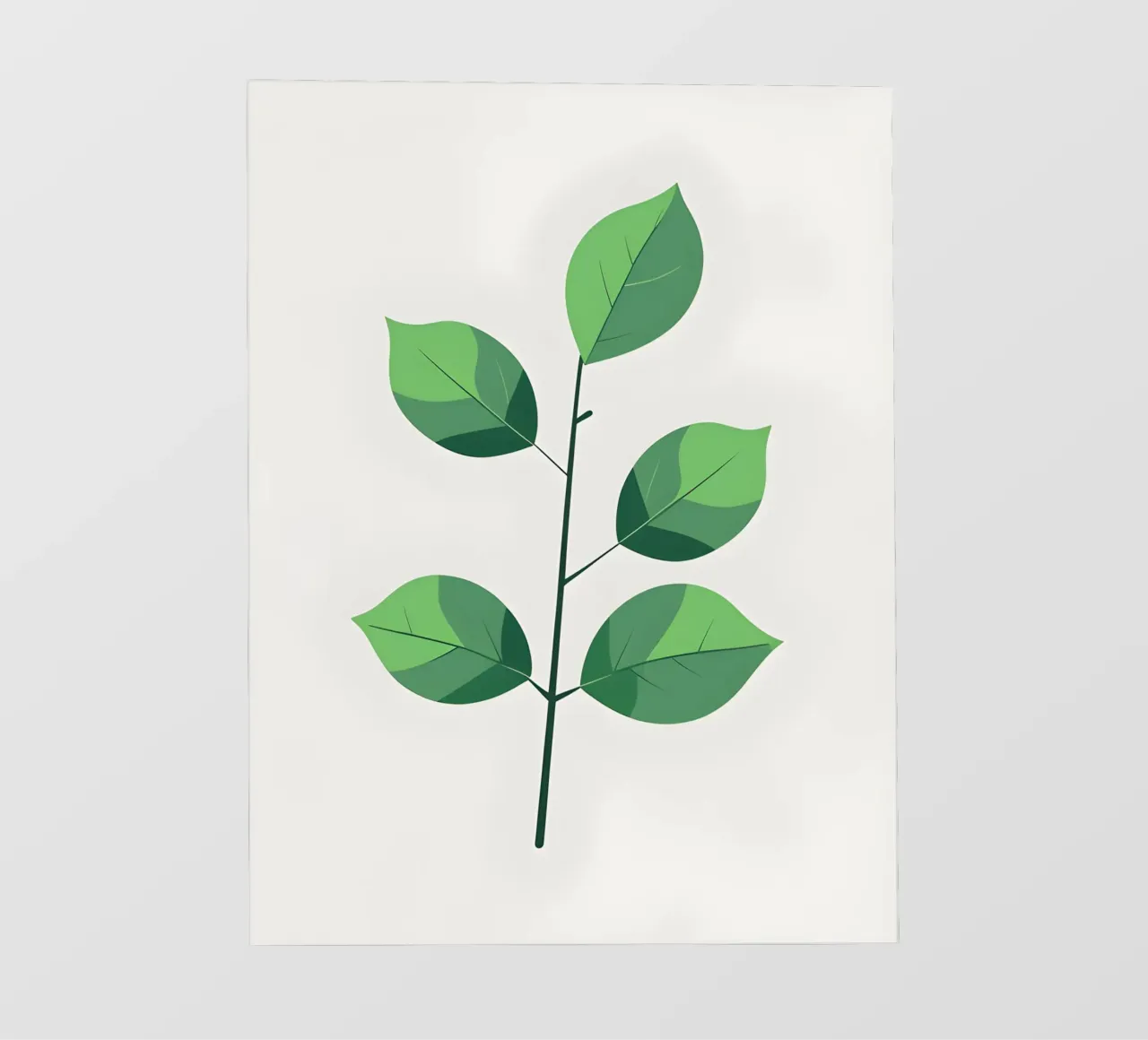 Ramo semplice telo in pvc da Botanical Gallery