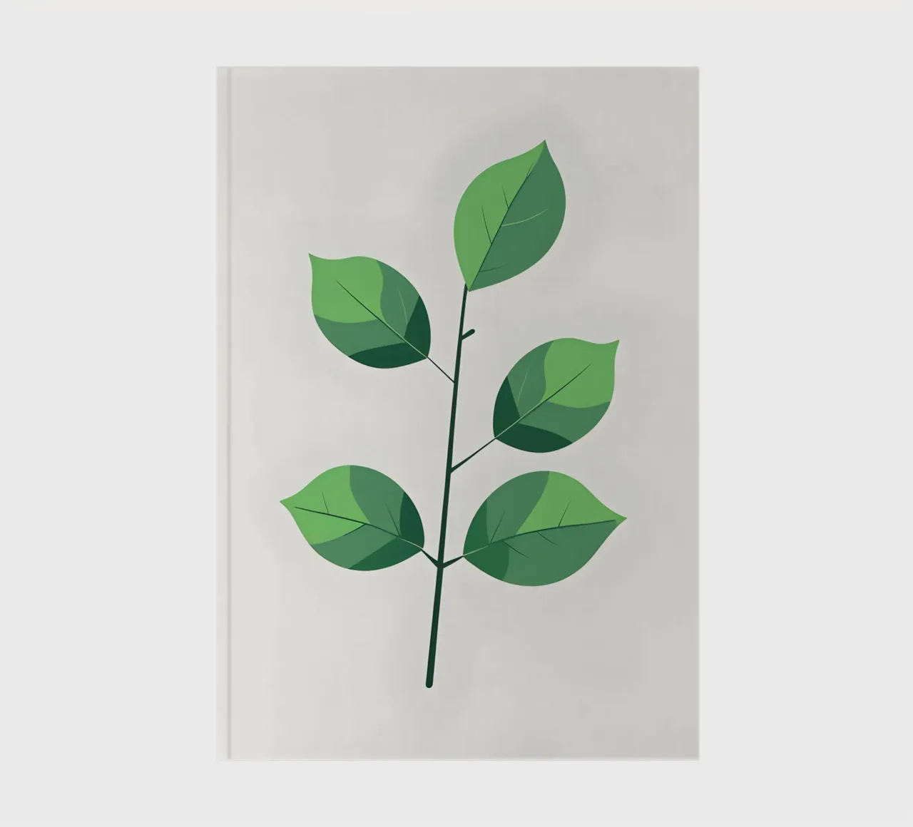 Simple branch notebook by Botanical Gallery