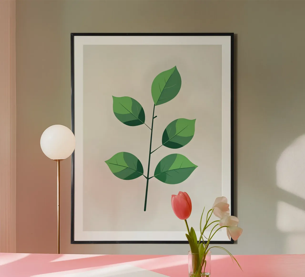 Einfacher Zweig Poster von Botanical Gallery