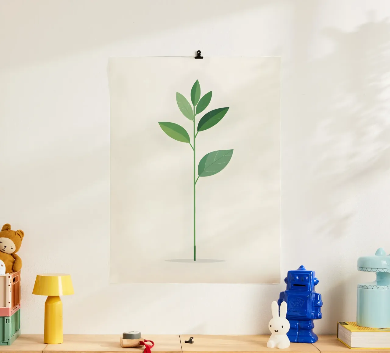 Stelo di pianta minimalista poster da Botanical Gallery