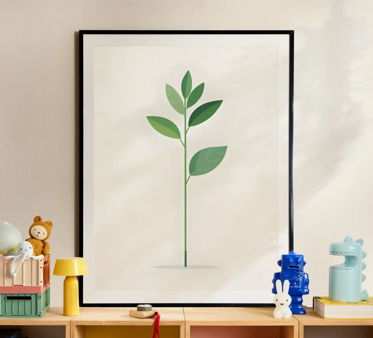 Stelo di pianta minimalista poster da Botanical Gallery