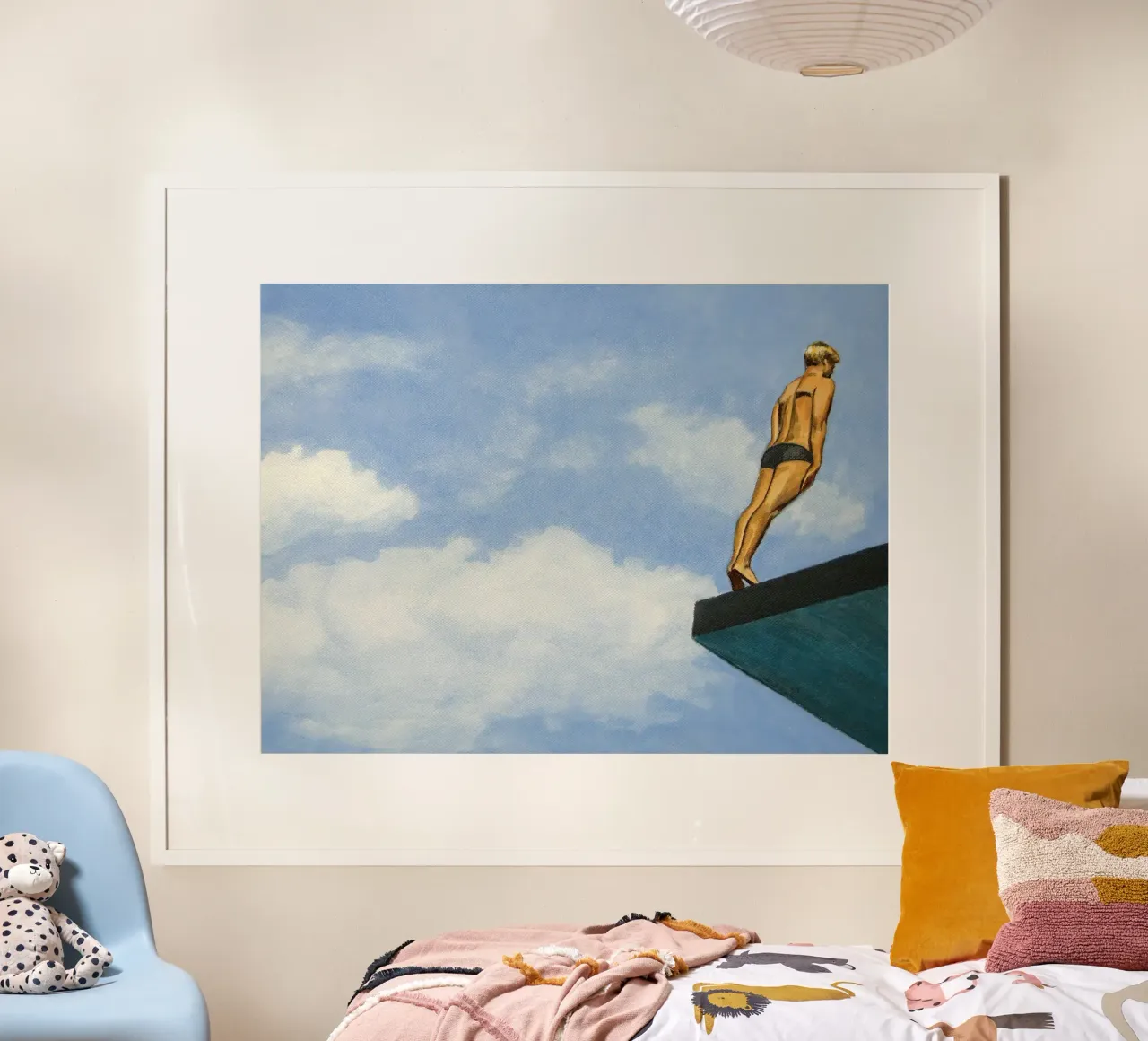 Tuffatore sul bordo - Sarah Morrissette poster da Rachelwhell