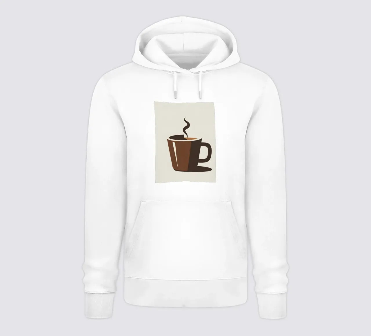 Sagoma di una tazza di caffè felpa con cappuccio da LIFESTYLE OBJECTS