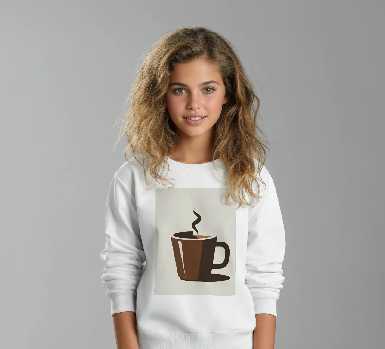 Sagoma di una tazza di caffè felpa bambino da LIFESTYLE OBJECTS