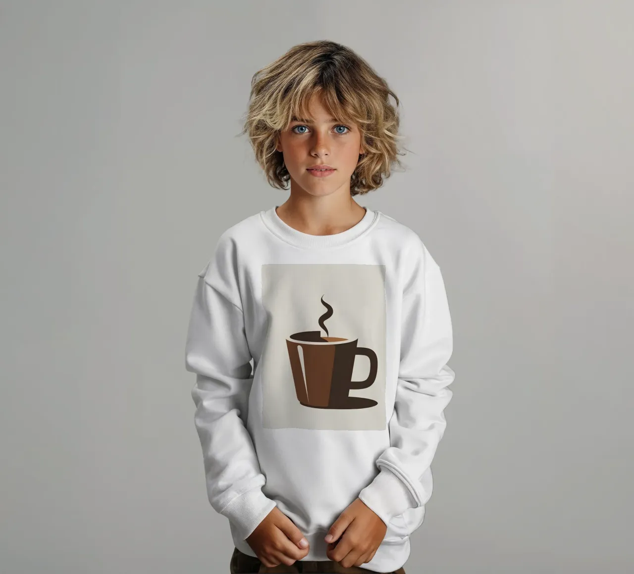 Sagoma di una tazza di caffè felpa bambino da LIFESTYLE OBJECTS