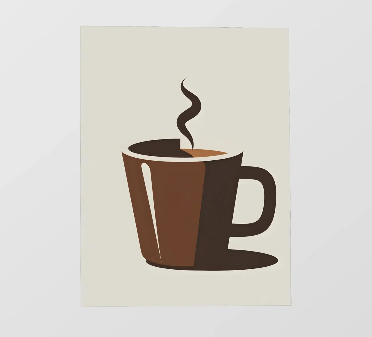 Sagoma di una tazza di caffè telo in pvc da LIFESTYLE OBJECTS