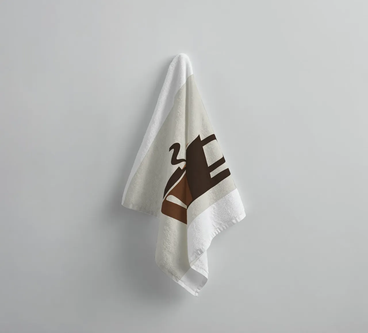 Sagoma di una tazza di caffè asciugamano da bagno da LIFESTYLE OBJECTS