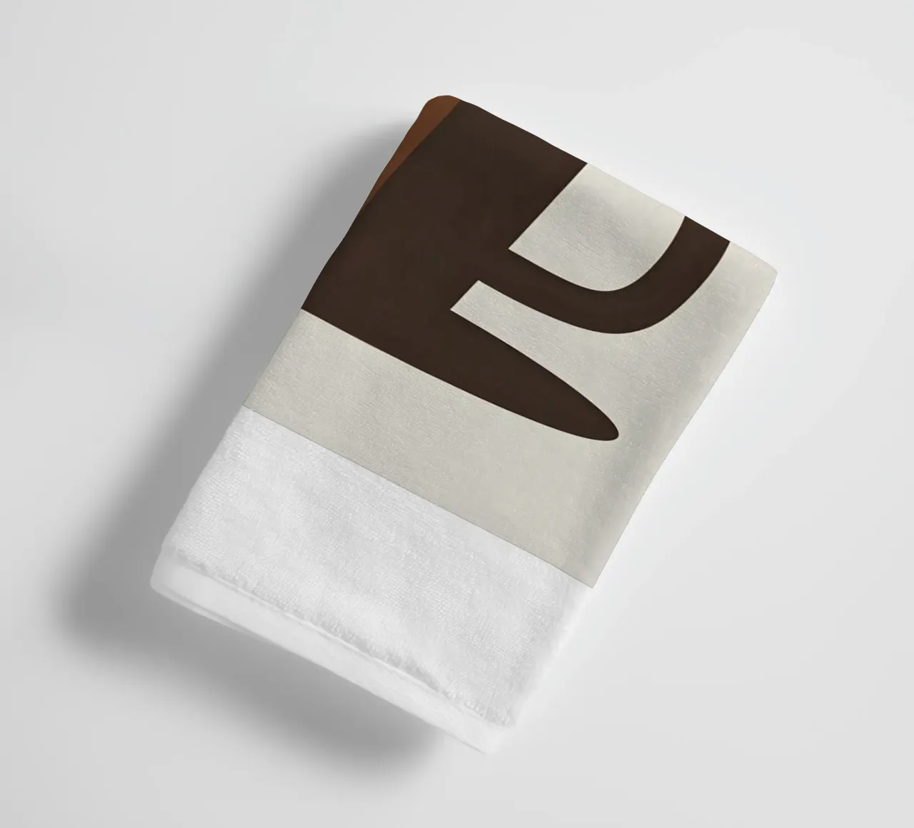 Sagoma di una tazza di caffè asciugamano da bagno da LIFESTYLE OBJECTS