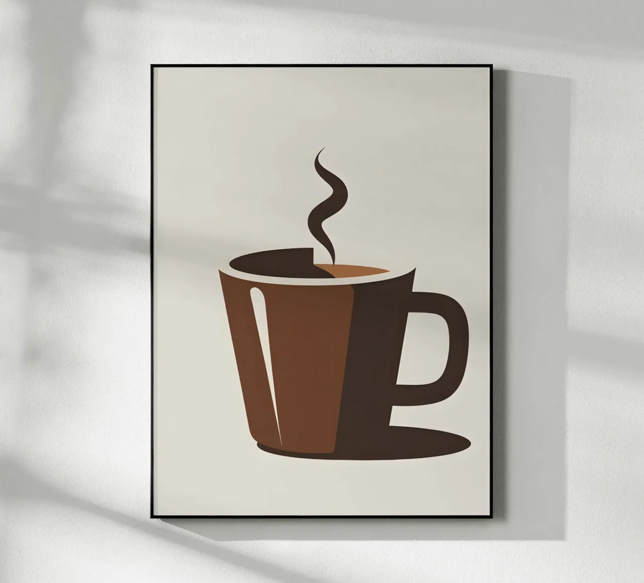 Sagoma di una tazza di caffè plexiglass da LIFESTYLE OBJECTS