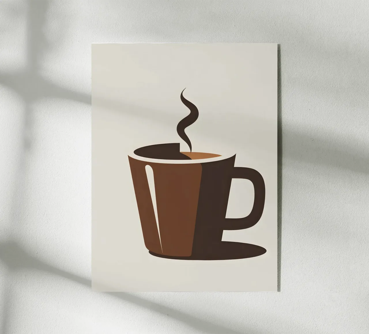 Sagoma di una tazza di caffè plexiglass da LIFESTYLE OBJECTS