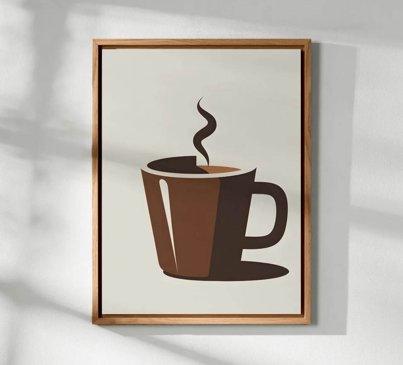 Sagoma di una tazza di caffè alluminio dibond da LIFESTYLE OBJECTS
