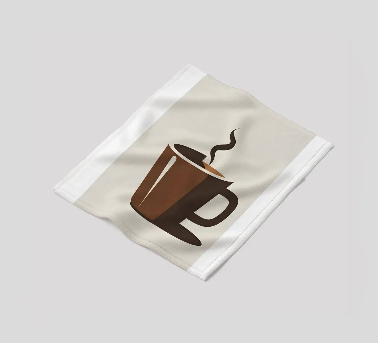 Sagoma di una tazza di caffè coperta in pile da LIFESTYLE OBJECTS