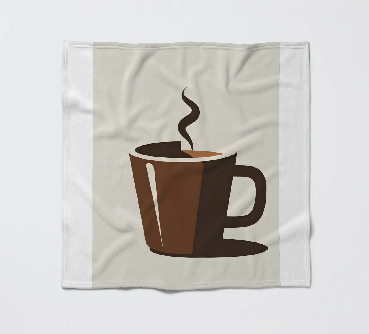 Sagoma di una tazza di caffè coperta in pile da LIFESTYLE OBJECTS