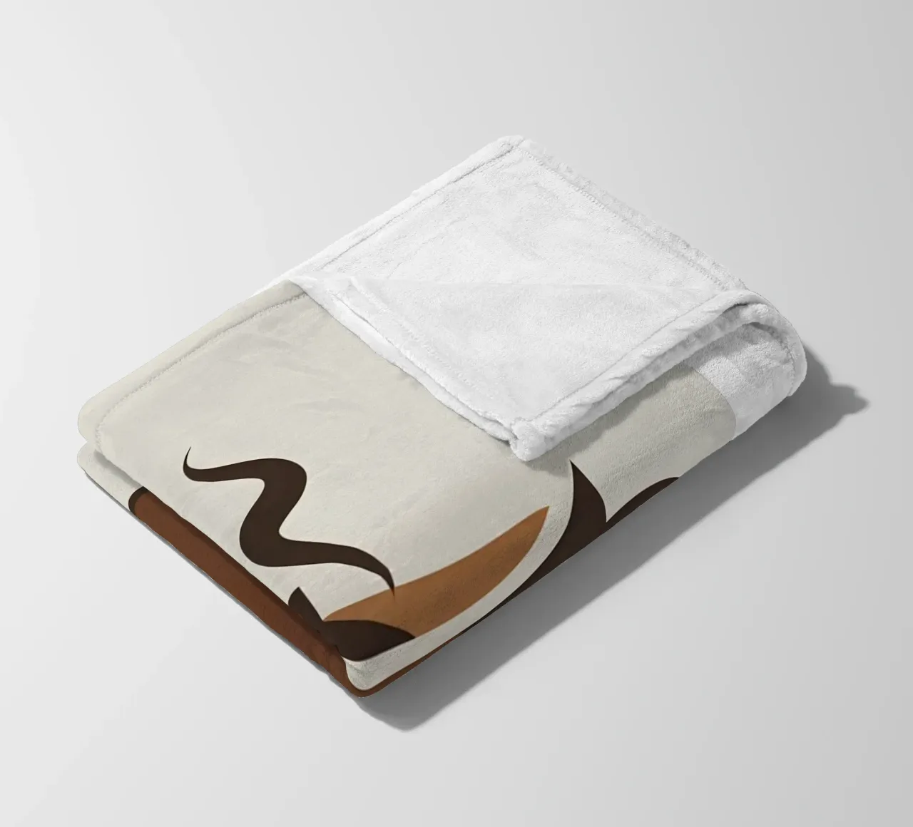 Sagoma di una tazza di caffè coperta in pile da LIFESTYLE OBJECTS