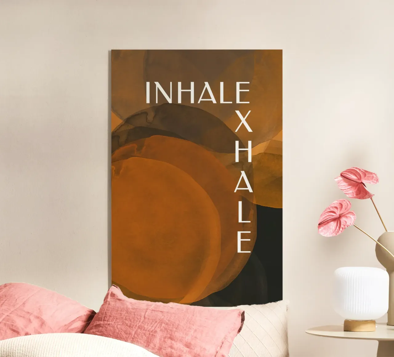 Abstract Paint Circle Brushes - Inhale Exhale plexiglass da pierosvisuals