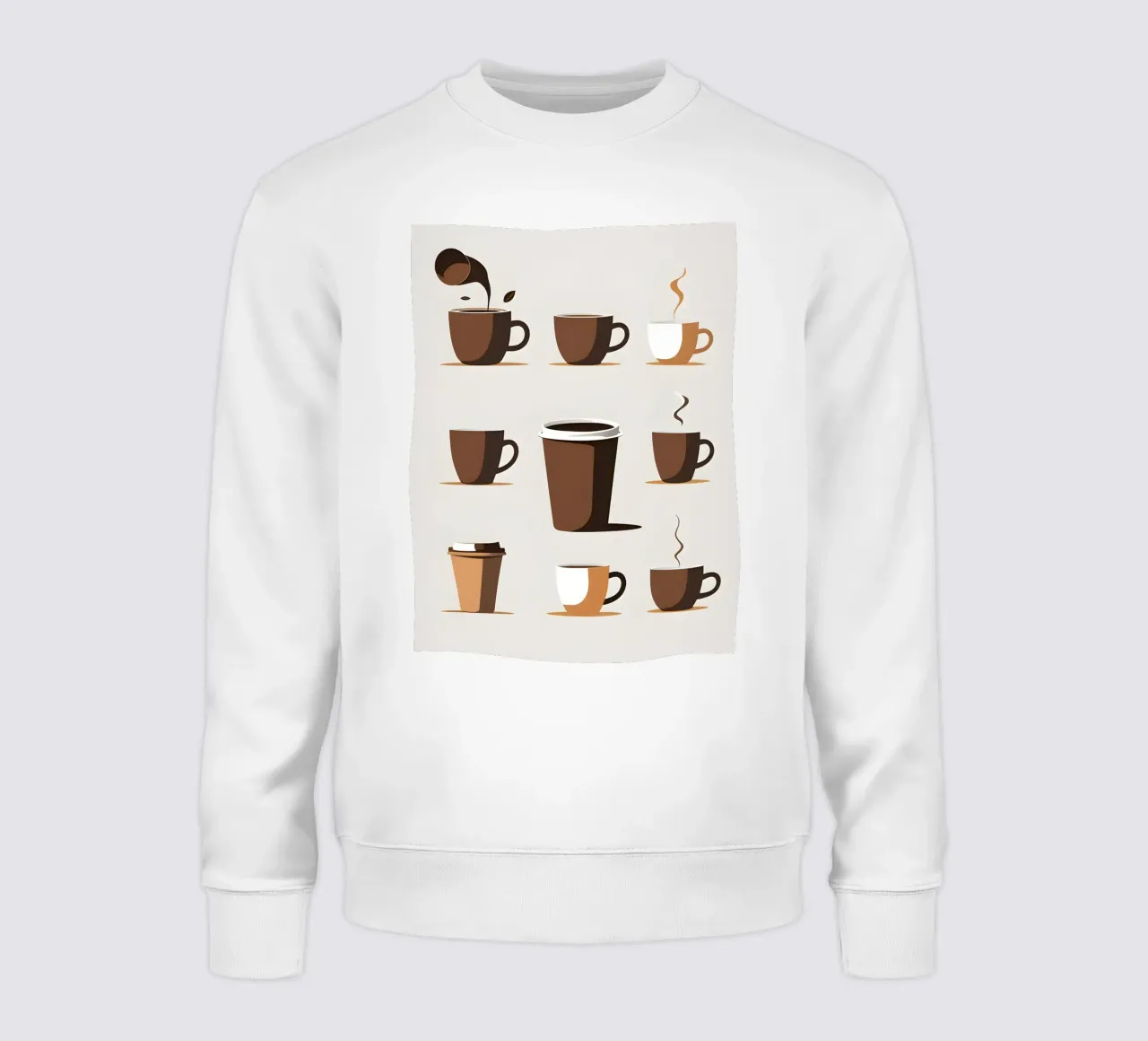 Sagoma di una tazza di caffè felpa da LIFESTYLE OBJECTS