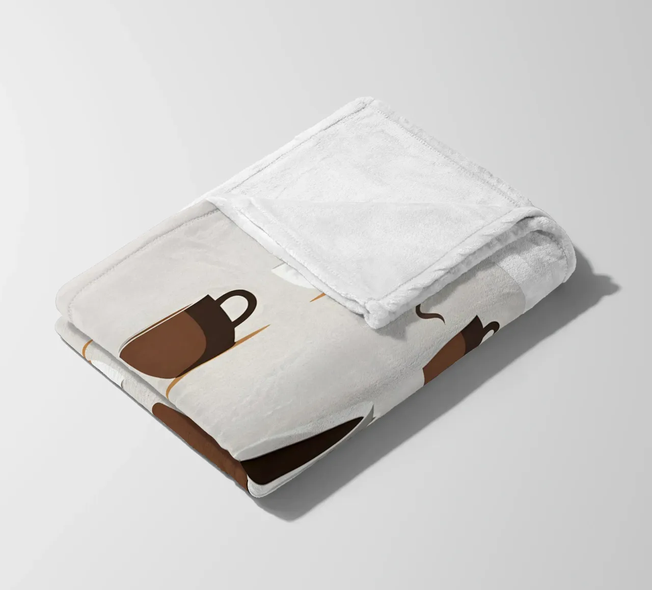 Sagoma di una tazza di caffè coperta in pile da LIFESTYLE OBJECTS