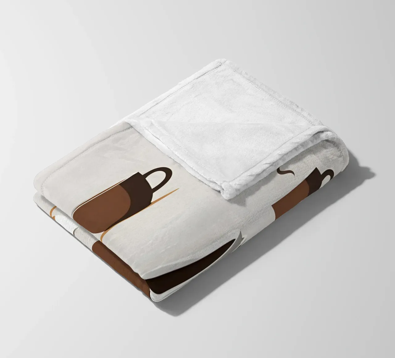 Sagoma di una tazza di caffè coperta in pile da LIFESTYLE OBJECTS